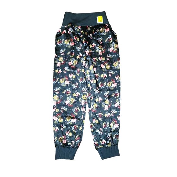 Cinq a Sept Giles Women's Graphite Multi Floral Polyester Jogger Pants Size S - Picture 3 of 12